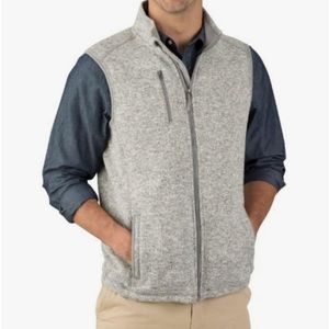 Mens charles river grey vest xl